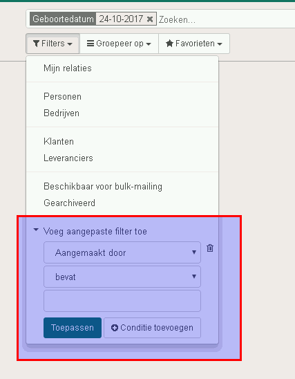 Odoo afbeelding en tekstblok