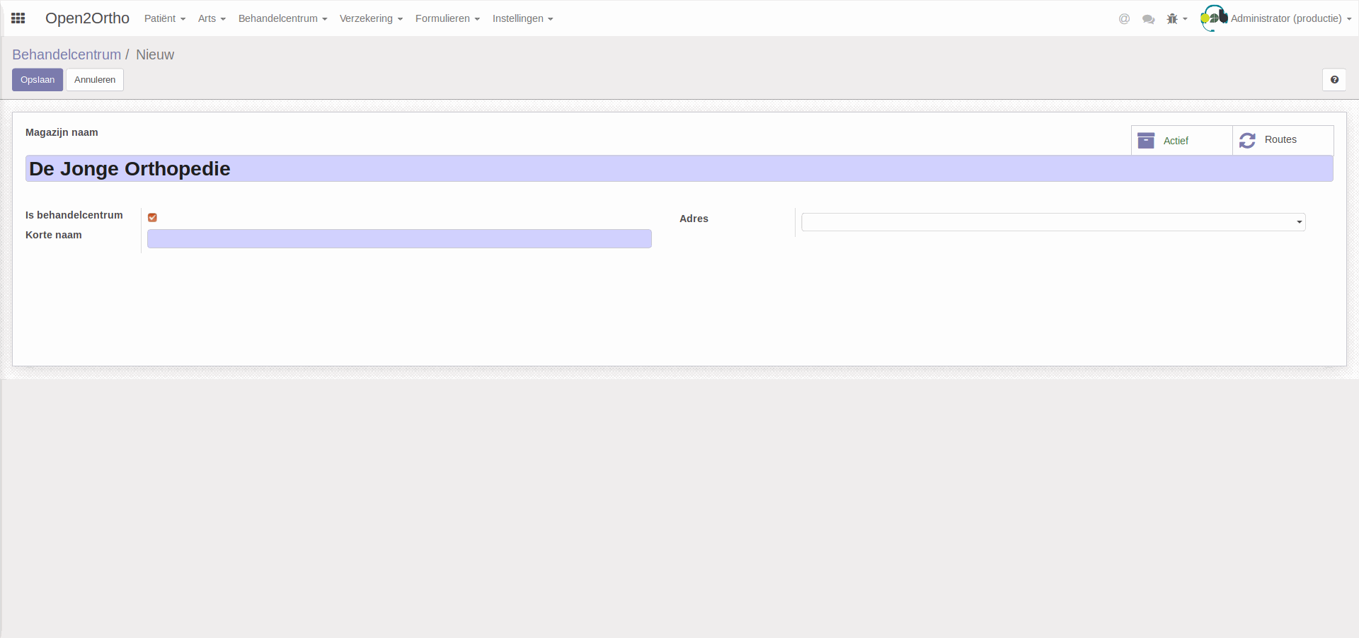 Odoo afbeelding en tekstblok